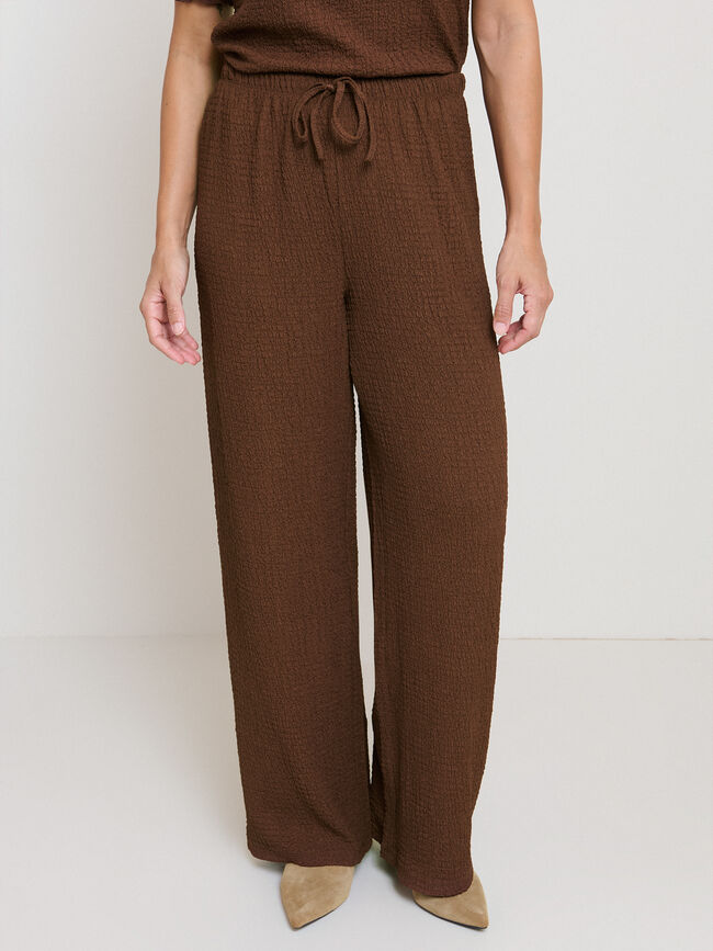 PANTALON TEXTURA Marron