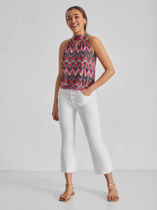 Top halter Fucsia Oscuro image number null