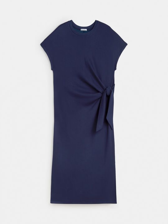 VESTIDO NUDO Azul Noche image number null