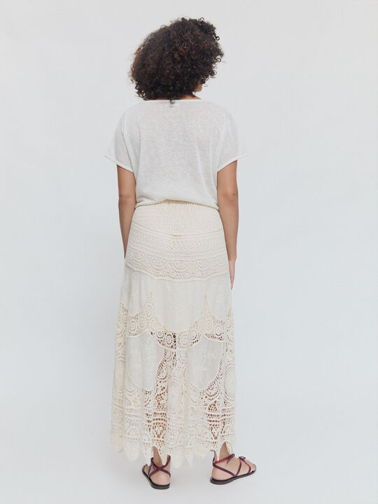 FALDA DE CROCHET Crudo image number null
