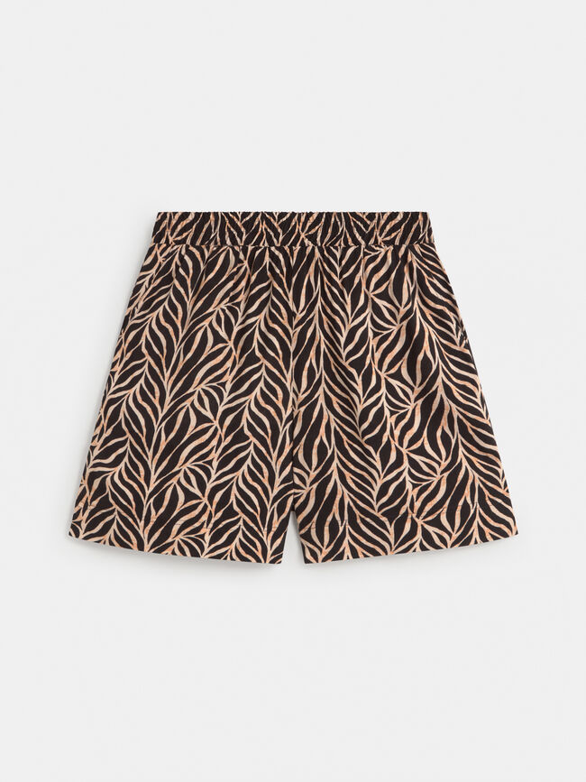 short estampado Negro