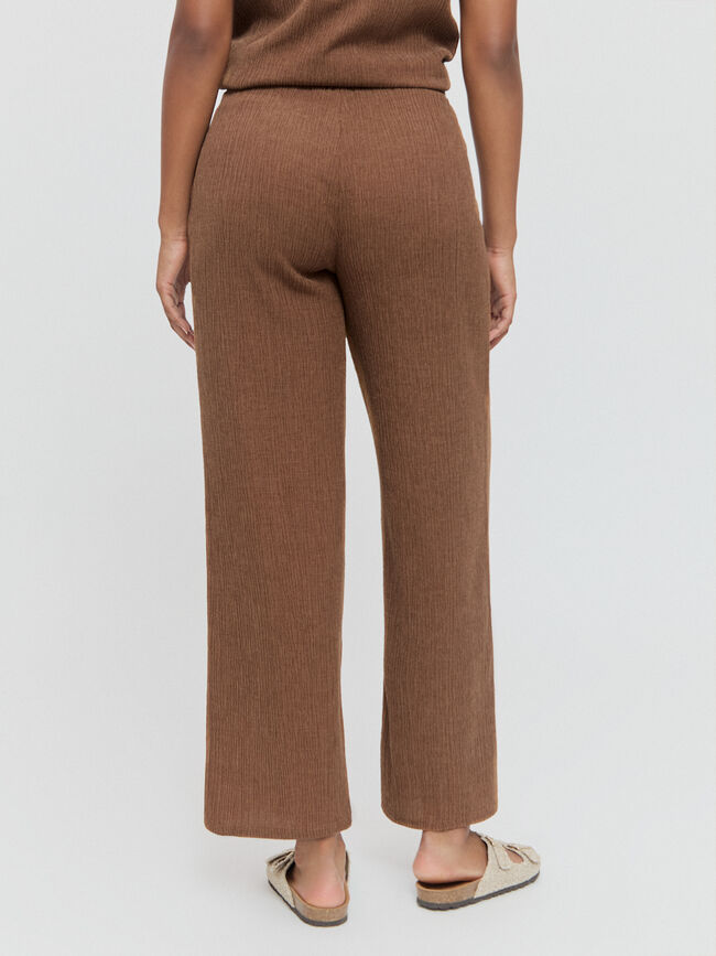 PANTALON TEXTURA Marron