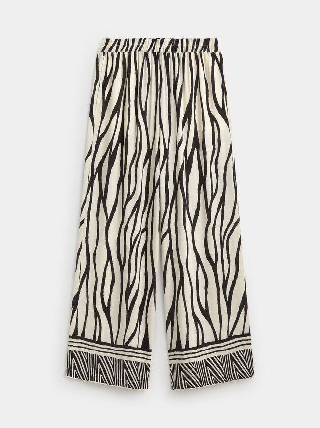 PANTAL&Oacute;N CINTURILLA GOMA Negro