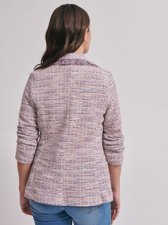 CHAQUETA TWEED Rojo image number null