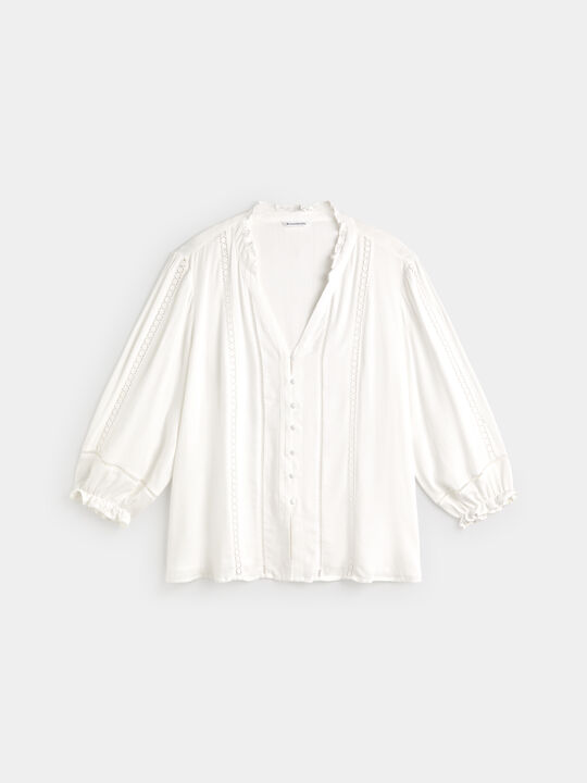 BLUSA DETALLE ENTREDOS Crudo image number null