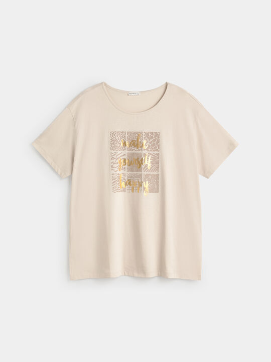 CAMISETA OVERSIZE ANIMAL Crudo image number null