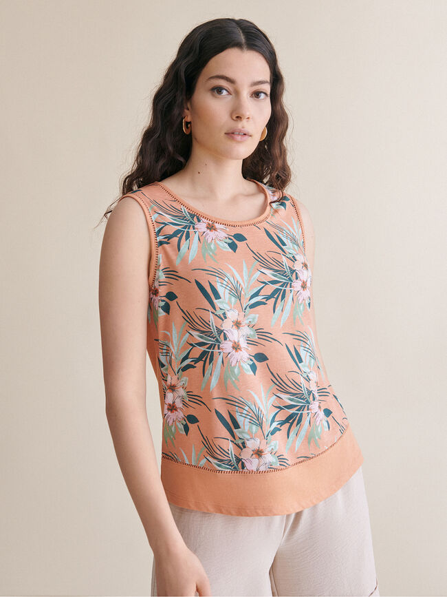 Top Entredós Estampado 1