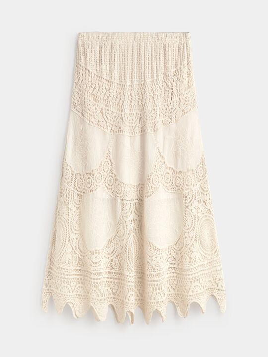 FALDA DE CROCHET Crudo image number null