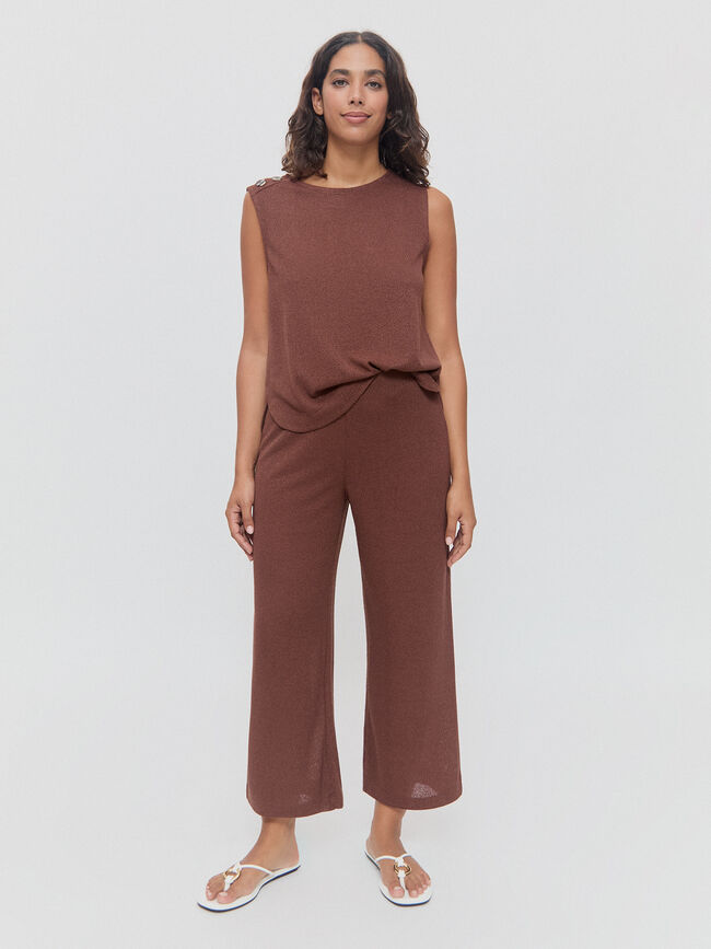 PANTALON RUSTICO Vino