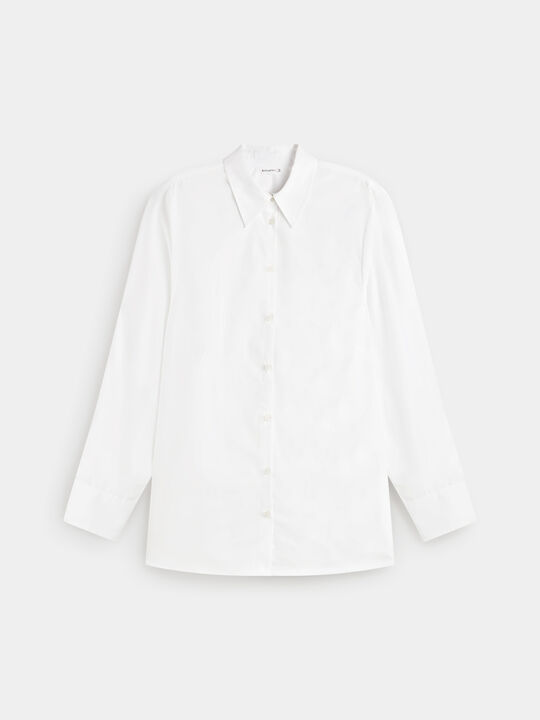 CAMISA POPELÍN Blanco Optico image number null