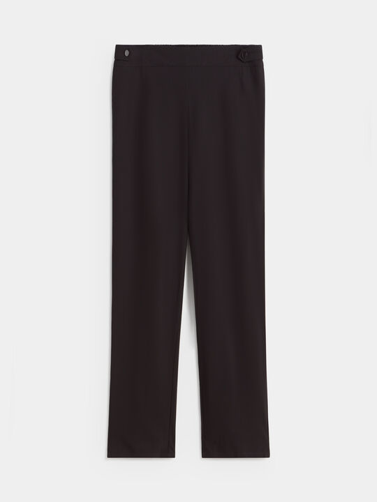 PANTALON JOGGER BOTONES Negro image number null