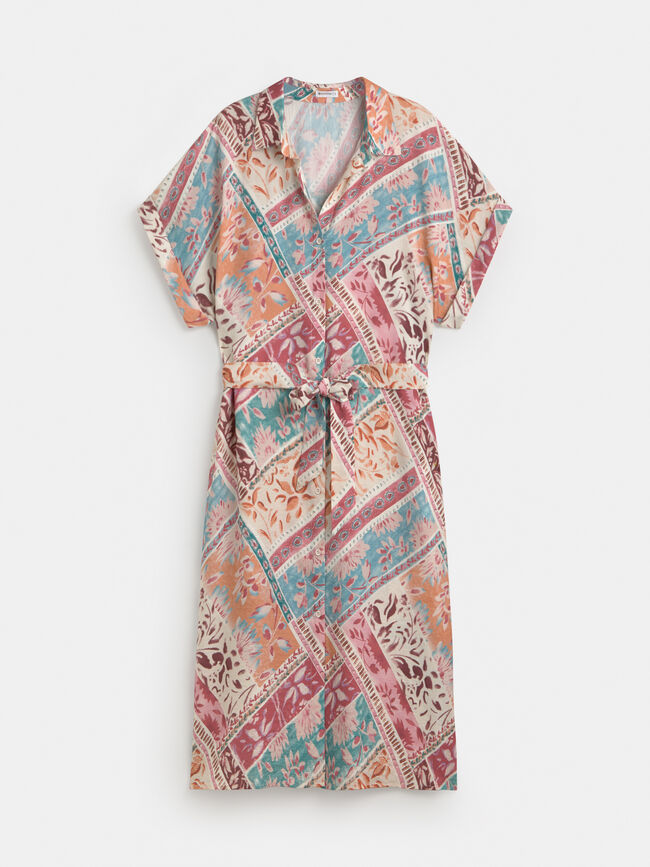 VESTIDO MIDI CAMISERO Bugambila