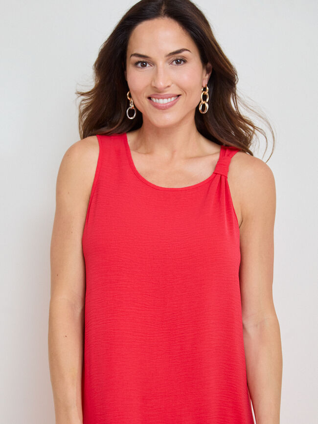 VESTIDO MIDI NUDO Camelia