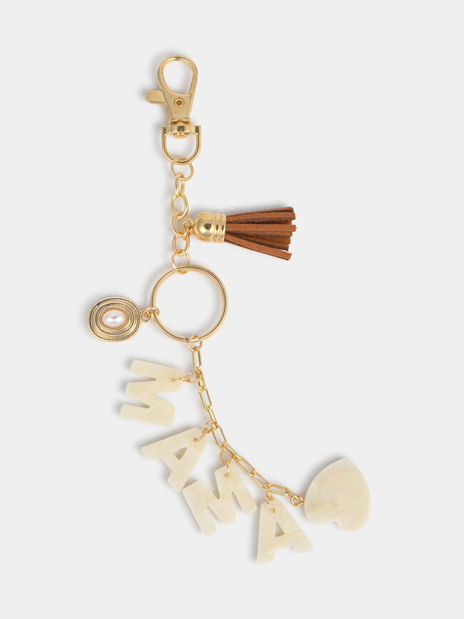 LLAVERO METALICO MAMA Oro