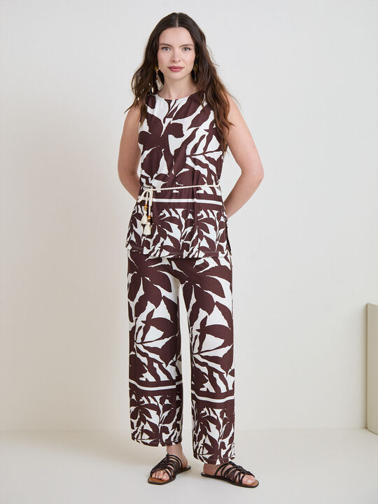 PANTAL&Oacute;N SET DTY MARR&Oacute;N Estampado 1 image number null