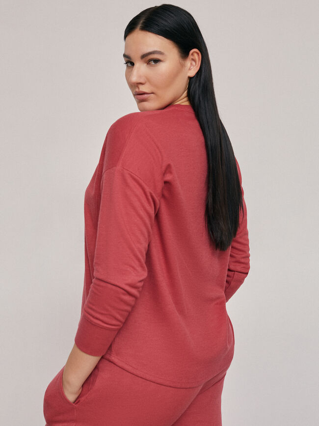 JERSEY PUNTO M/L rosa frambuesa