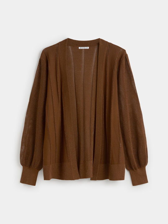 CARDIGAN HILO METÁLICO Cobre image number null