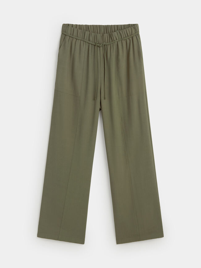 PANTALON BOLSILLO CARPENTER kaki oscuro