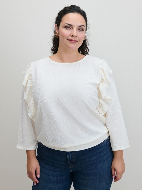 SUDADERA VOLANTES Blanco Hueso image number null