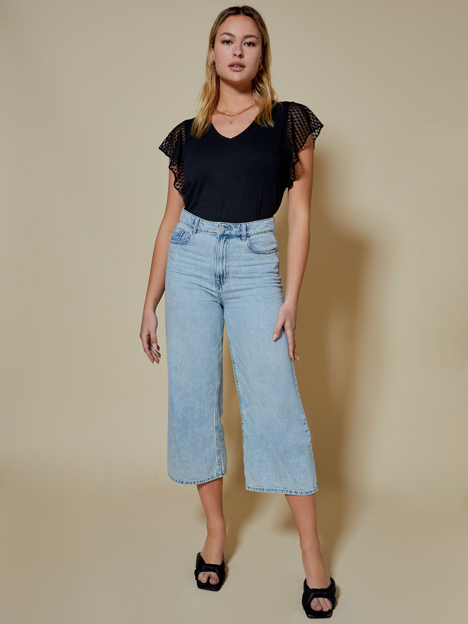 Pantalon Vaquero Ancho Mujer Clearance Sale, UP TO 52% OFF |  www.apmusicales.com