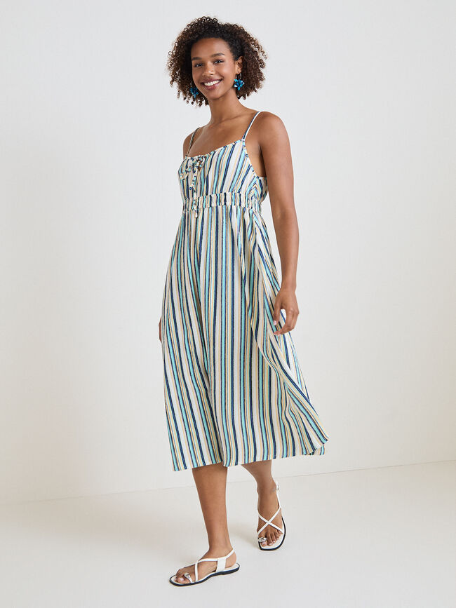 VESTIDO TIRANTES Estampado 1