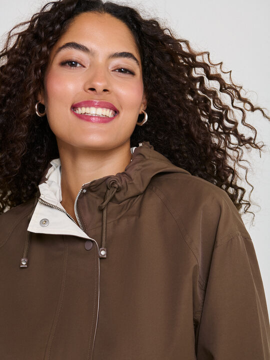 PARKA CAPUCHA Marron image number null