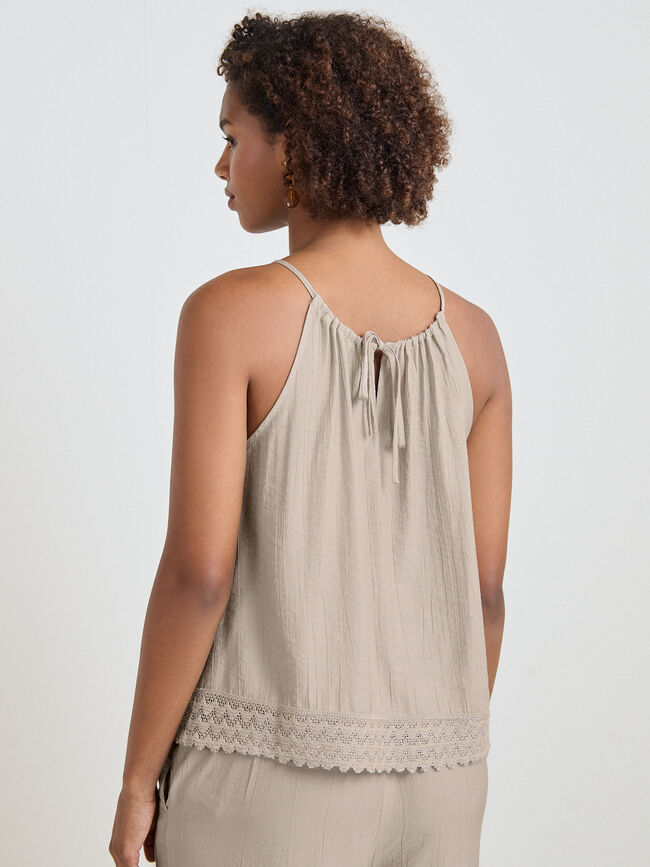 TOP  HALTER FORNITURA Piedra