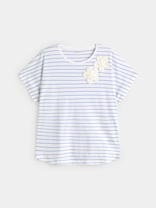 CAMISETA FLORES 3D Rayas 1 image number null