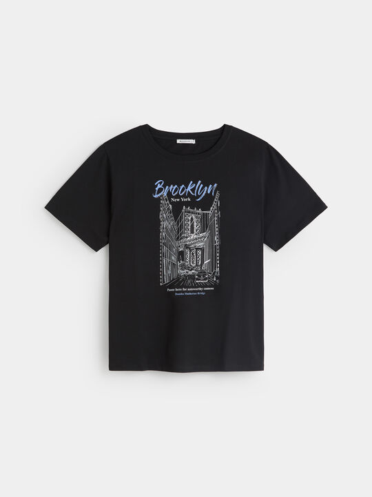CAMISETA Negro image number null