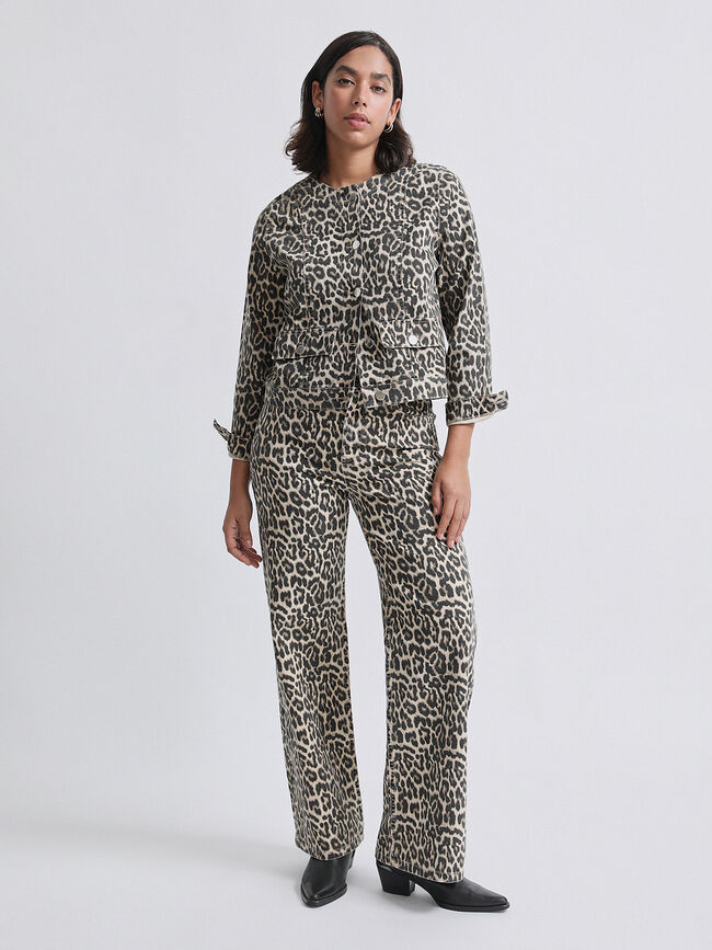 CAZADORA CORTA ESTAMPADA Estampado 3