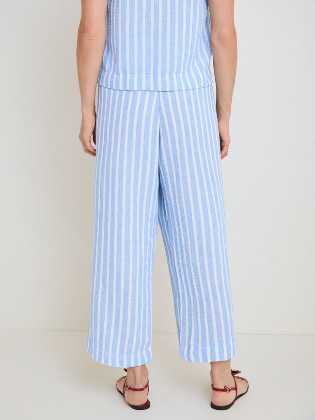 PANTALON RAYAS Azul Sky