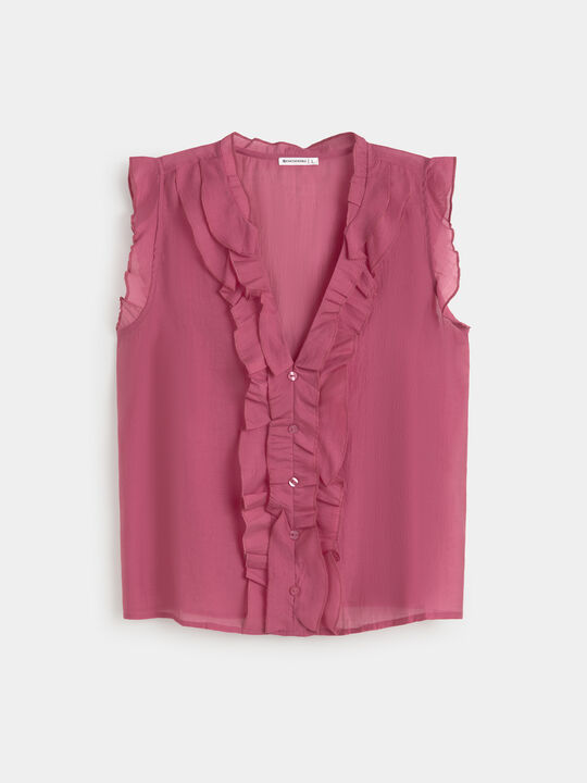 TOP FLUIDO VOLANTES Blush image number null