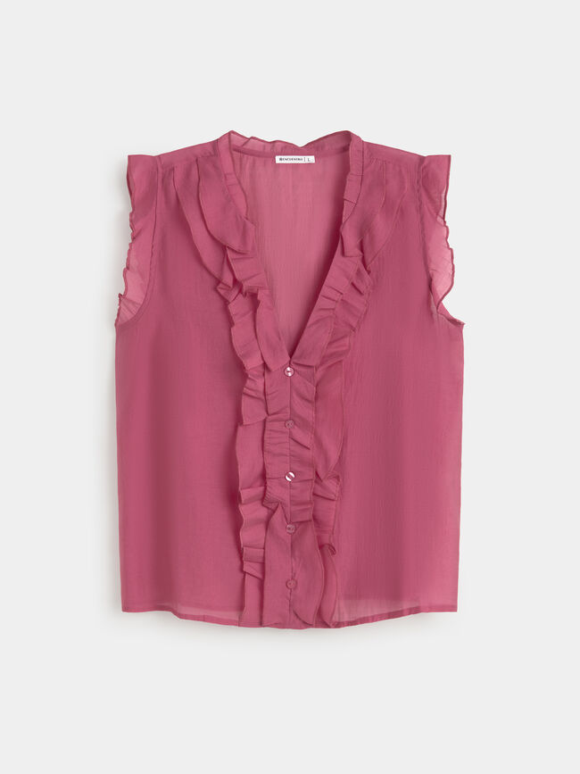 TOP FLUIDO VOLANTES Blush