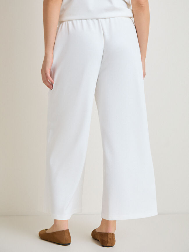 JOGGER SCUBA CROPPED Blanco Hueso