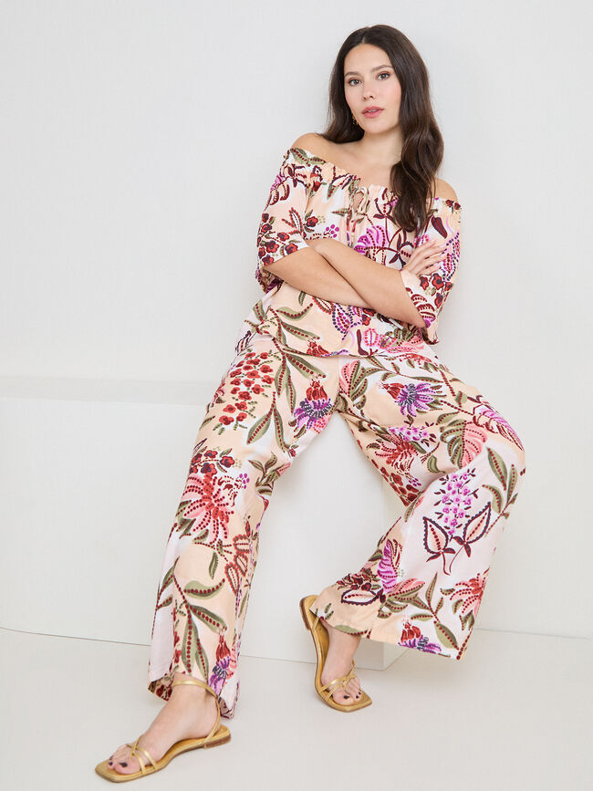 BLUSA GOMA CUELLO Crudo