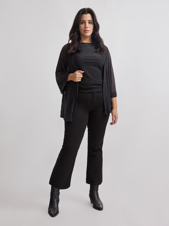 KIMONO TUL BRILLO Negro image number null