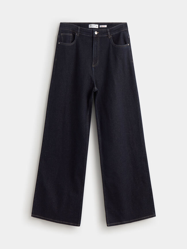 WIDE LEG DETALLE BRILLO Rinse Wash