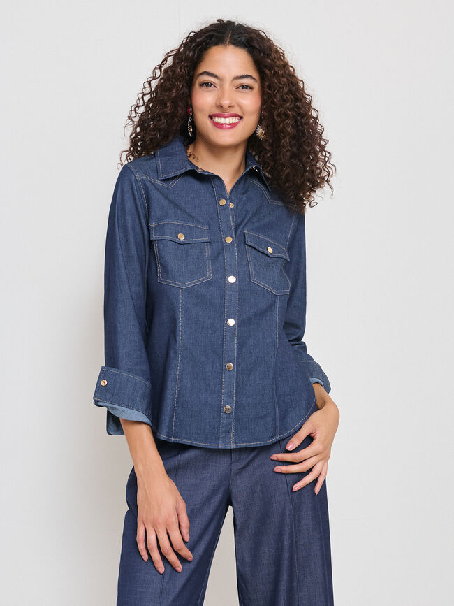 CAMISA VAQUERA BASICA Rinse Wash