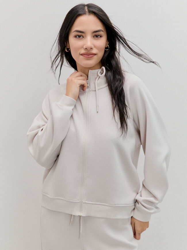 SUDADERA CAPUCHA Piedra