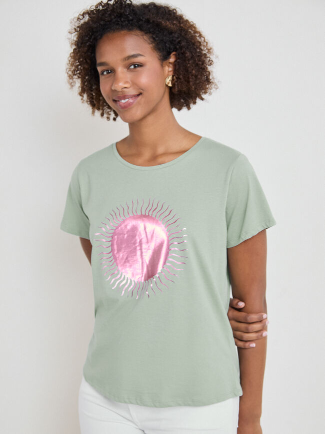 CAMISETA SOL BRILLANTE Menta