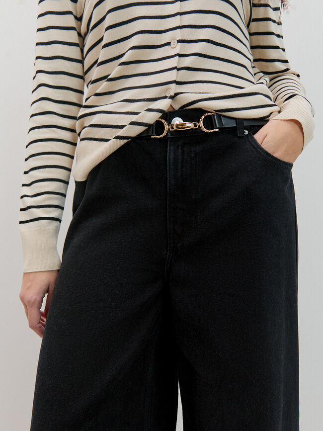 CINTURÓN ELÁSTICO FIESTA Negro