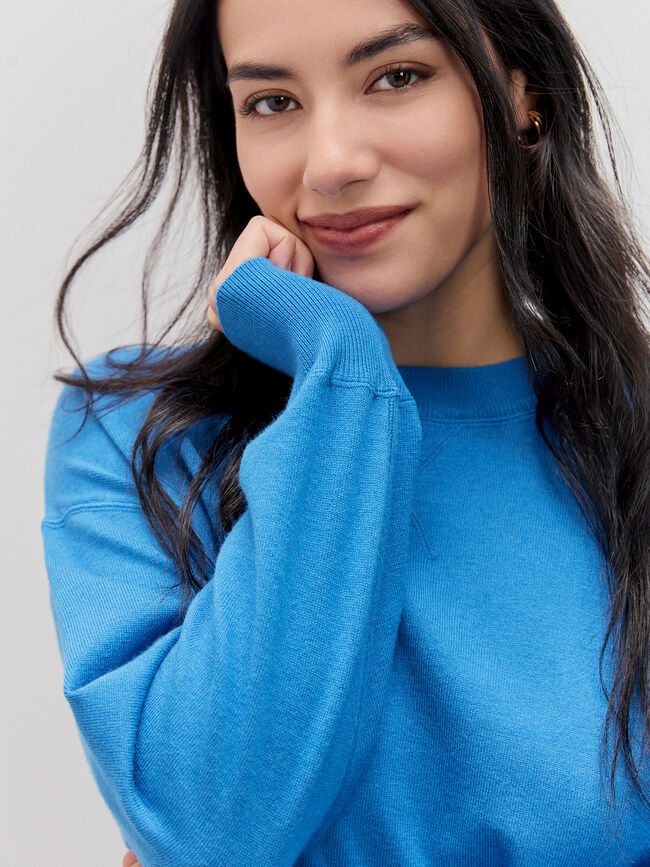 JERSEY SUDADERA BÁSICO Azul Sky