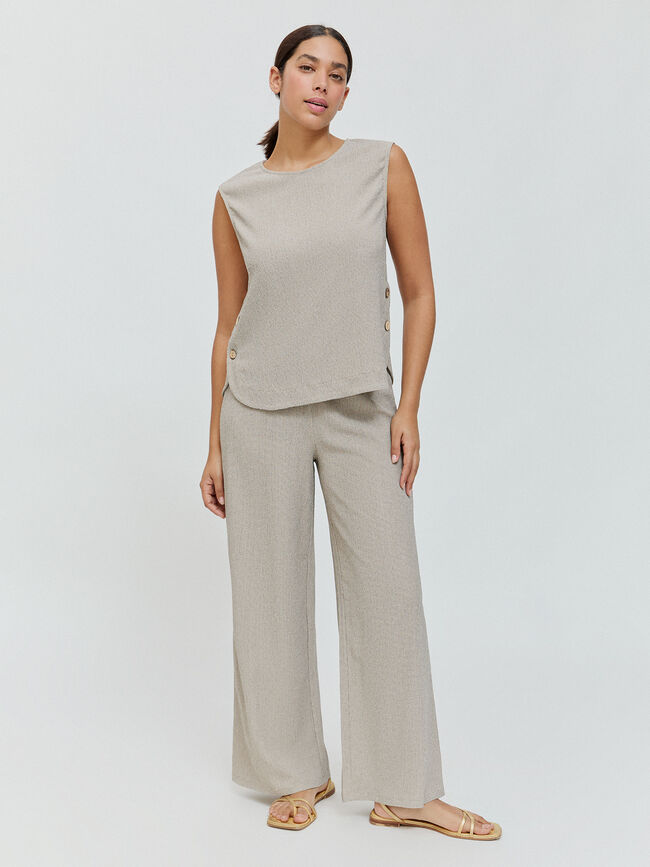 TOP BOTONES LATERALES Camel