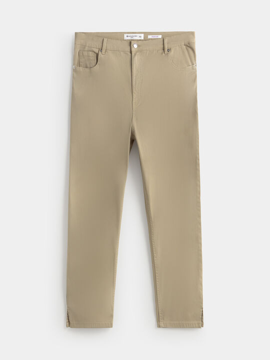 VAQUERO PITILLO CROP kaki claro image number null