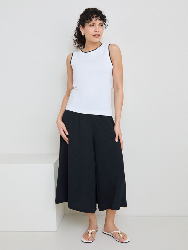 PANTAL&Oacute;N CULOTE Negro