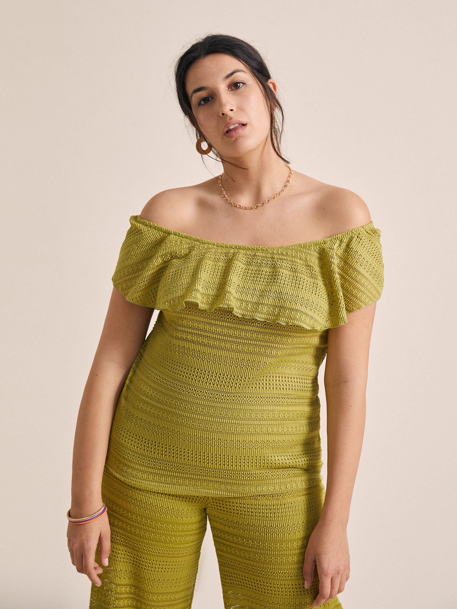 blusa calados escote barco | Encuentro Moda PEN |15.99 EUR