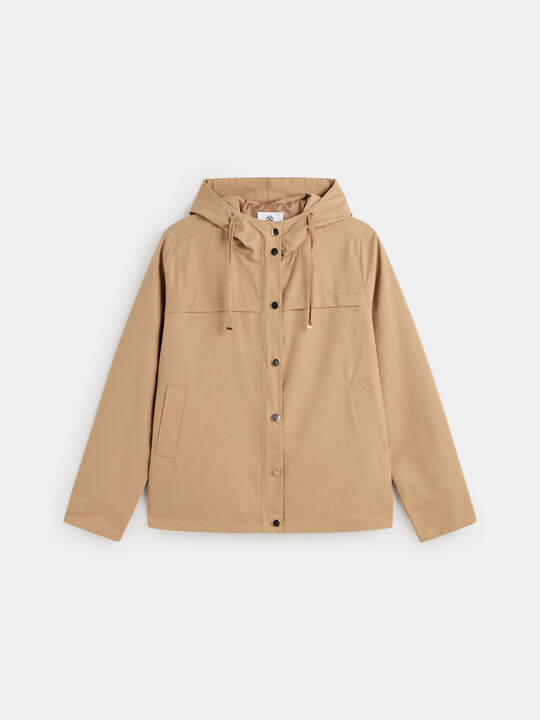 GABARDINA CORTA Beige image number null