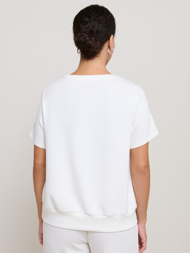 CAMISETA DETALLE CORD&Oacute;N Beige