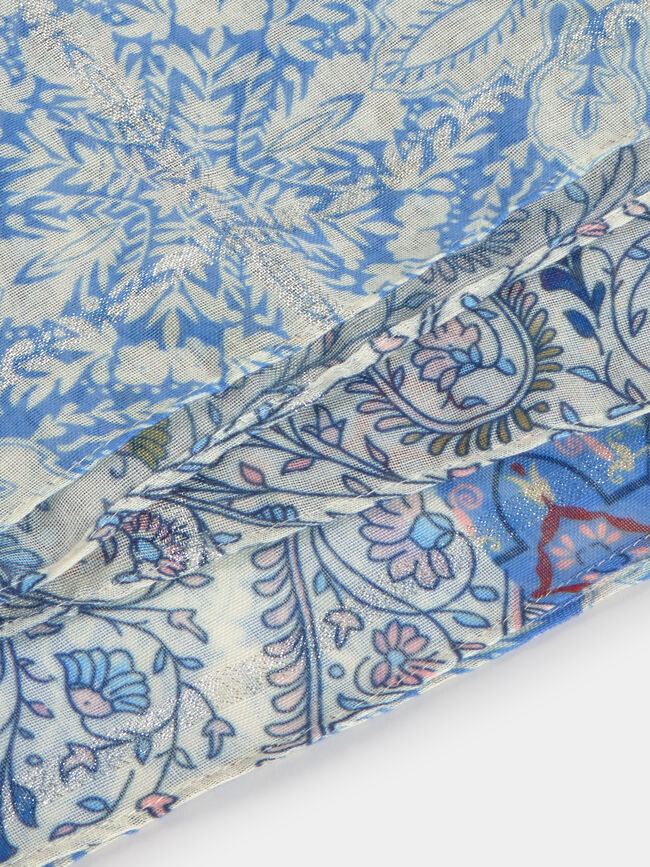 PA&Ntilde;UELO ESTAMPADO BRILLO Azul Bebe