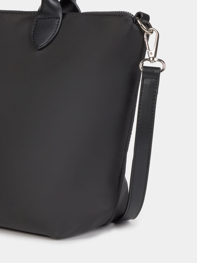 BOLSO BANDOLERA NYLON Negro